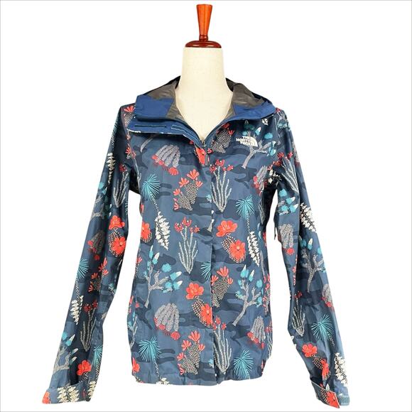THE NORTH FACE Printed Venture Rain Shell Jacket in Joshua Tree Cactus Print S - Picture 1 of 10